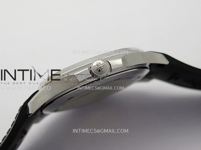 Aquanaut 5167 SS DDF 1:1 Best Edition Black Dial On Black Strap Super Clone DD324