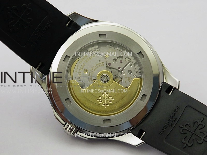 Aquanaut 5167 SS DDF 1:1 Best Edition Black Dial On Black Strap Super Clone DD324