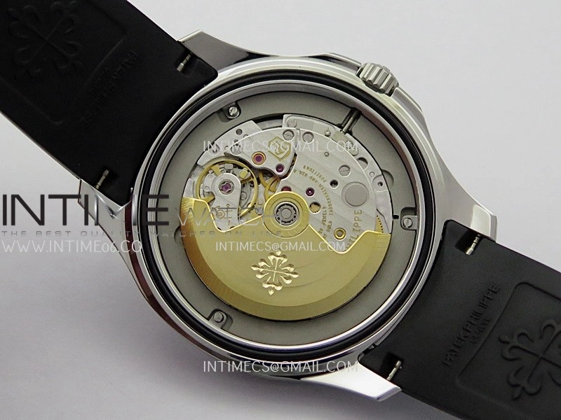 Aquanaut 5167 SS DDF 1:1 Best Edition Black Dial On Black Strap Super Clone DD324