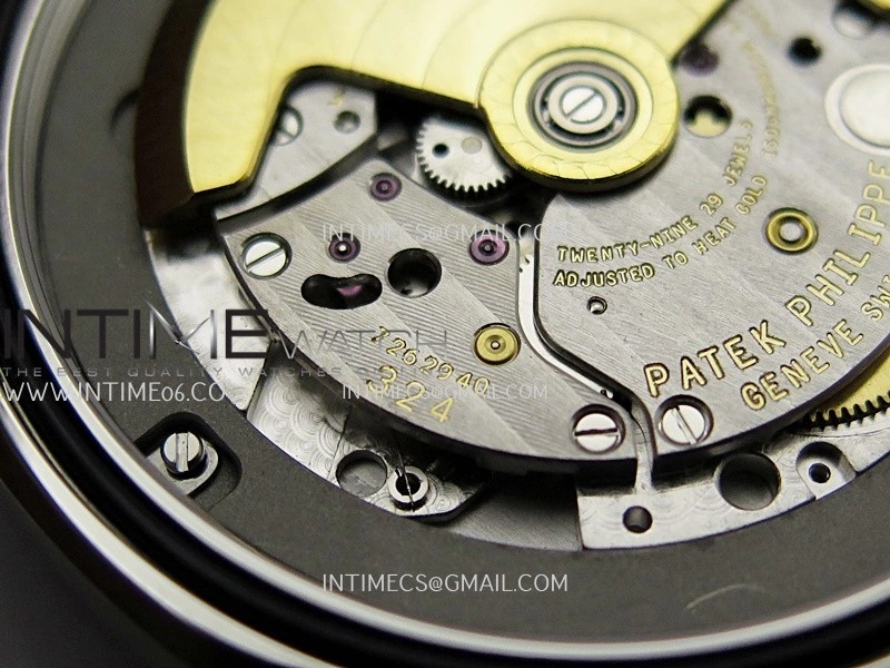 Aquanaut 5167 SS DDF 1:1 Best Edition Black Dial On Black Strap Super Clone DD324
