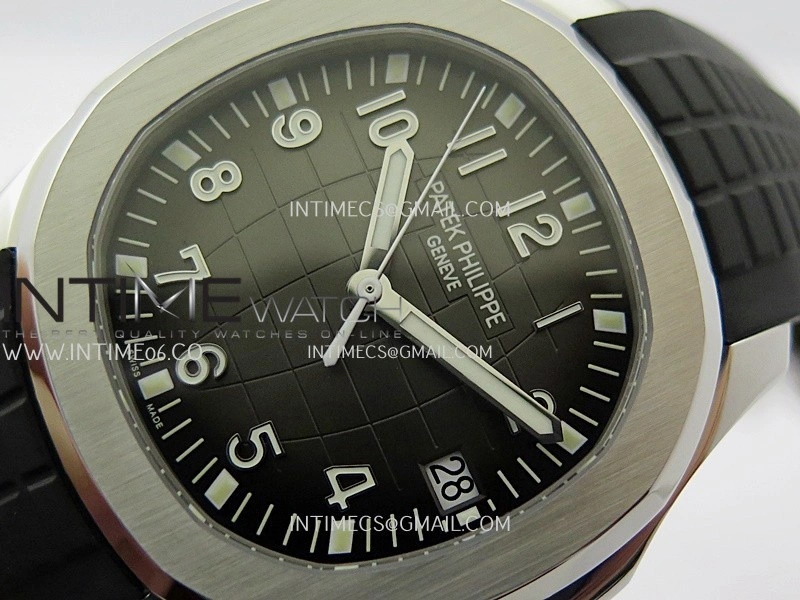Aquanaut 5167 SS DDF 1:1 Best Edition Black Dial On Black Strap Super Clone DD330