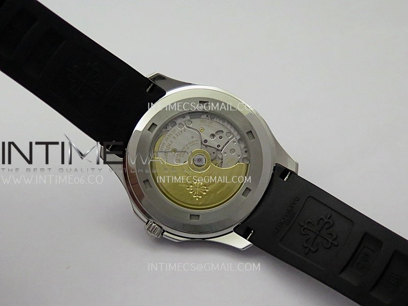 Aquanaut 5167 SS DDF 1:1 Best Edition Black Dial On Black Strap Super Clone DD330