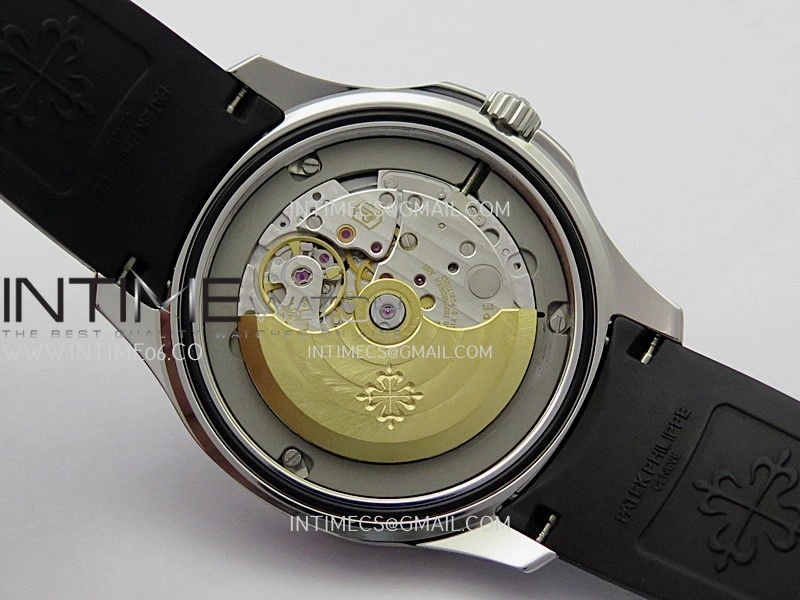 Aquanaut 5167 SS DDF 1:1 Best Edition Black Dial On Black Strap Super Clone DD330