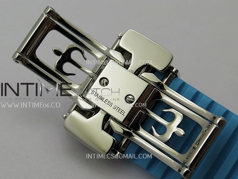 Aquanaut 5167 SS DDF 1:1 Best Edition Black Dial On Blue Strap Super Clone DD330