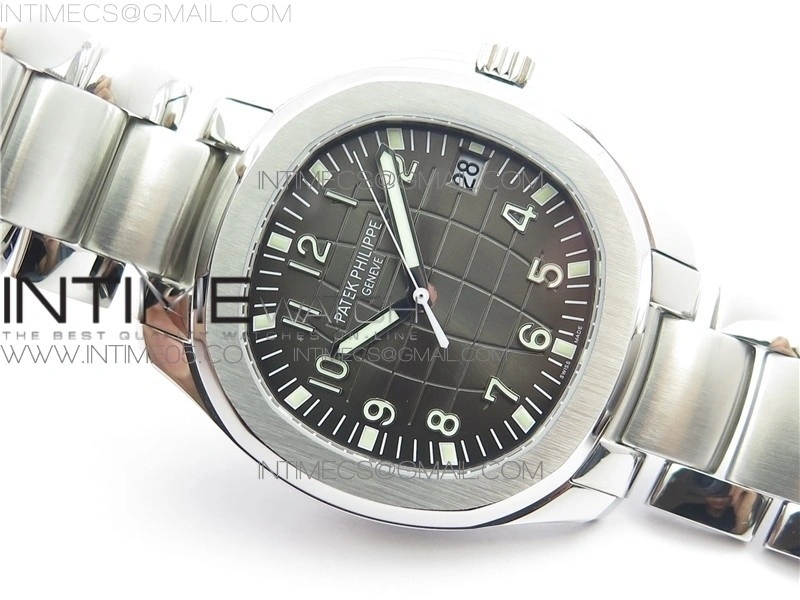 Aquanaut 5167A SS ZF 1:1 Best Edition Black Dial on SS Bracelet 324CS