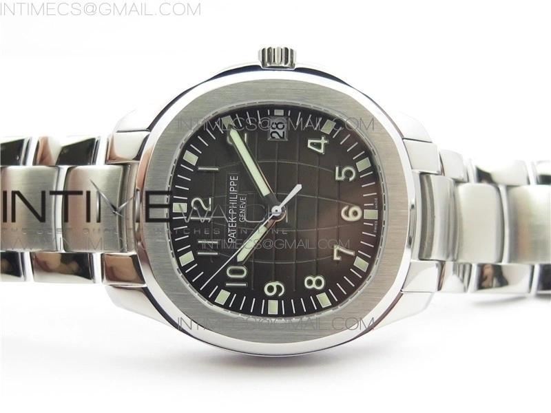 Aquanaut 5167A SS ZF 1:1 Best Edition Black Dial on SS Bracelet 324CS