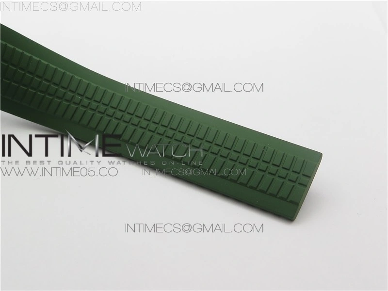 Aquanaut 5168G 42mm SS ZF 1:1 Best Edition Green Dial on Green Rubber Strap 324CS