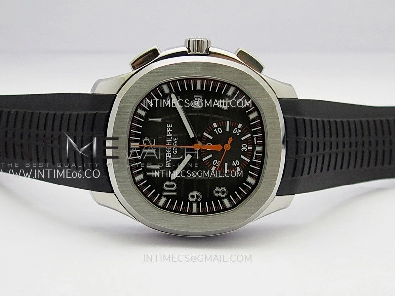 Aquanaut 5968 SS P1F Best Edition Gray Dial On Black Rubber Strap A520