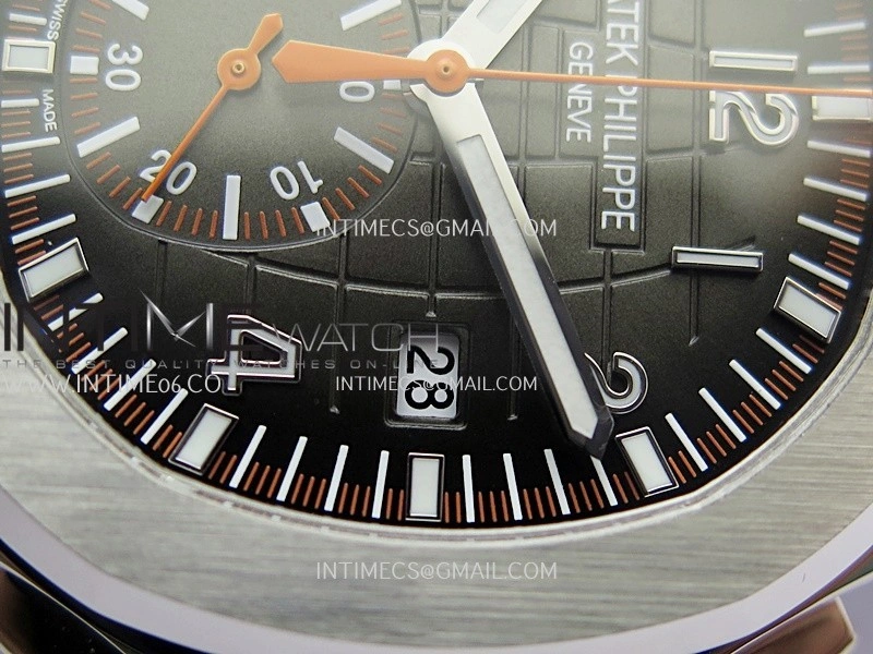Aquanaut 5968 SS P1F Best Edition Gray Dial On Black Rubber Strap A520