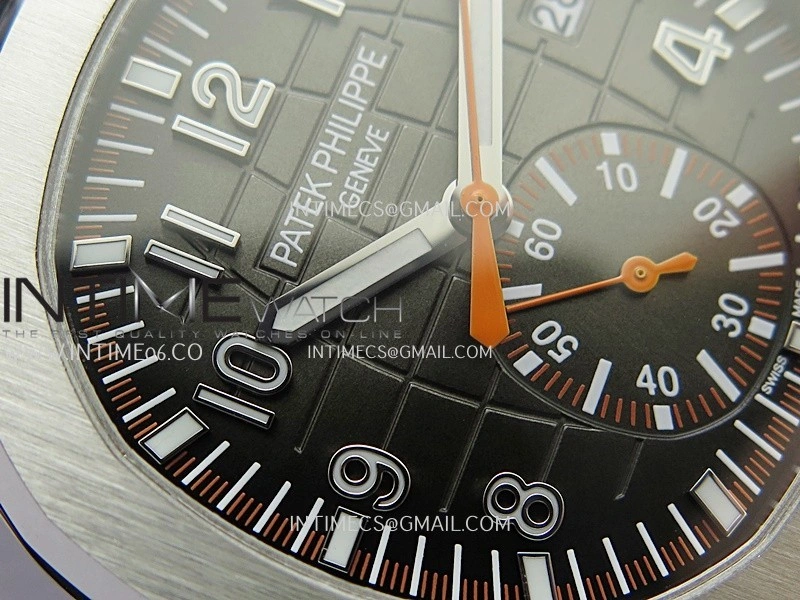 Aquanaut 5968 SS P1F Best Edition Gray Dial On Black Rubber Strap A520