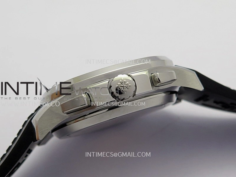Aquanaut 5968 SS P1F Best Edition Gray Dial On Black Rubber Strap A520