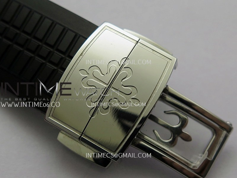 Aquanaut 5968 SS P1F Best Edition Gray Dial On Black Rubber Strap A520