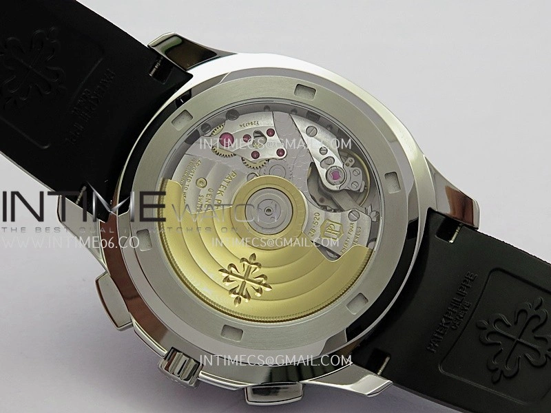 Aquanaut 5968 SS P1F Best Edition Gray Dial On Black Rubber Strap A520