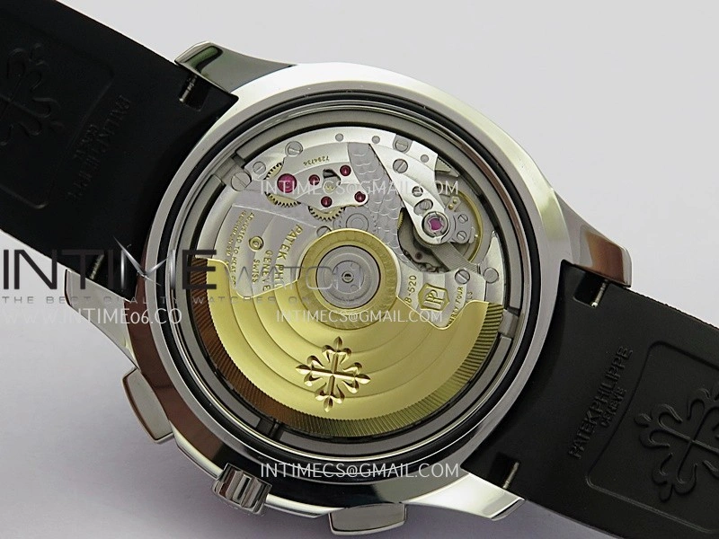 Aquanaut 5968 SS P1F Best Edition Gray Dial On Black Rubber Strap A520
