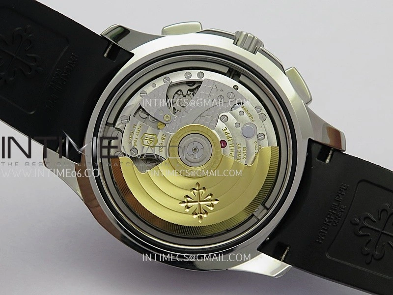 Aquanaut 5968 SS P1F Best Edition Gray Dial On Black Rubber Strap A520