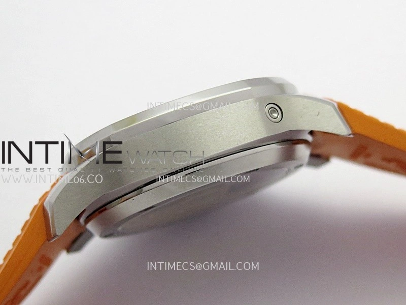 Aquanaut 5968 SS P1F Best Edition Gray Dial On Orange Rubber Strap A520