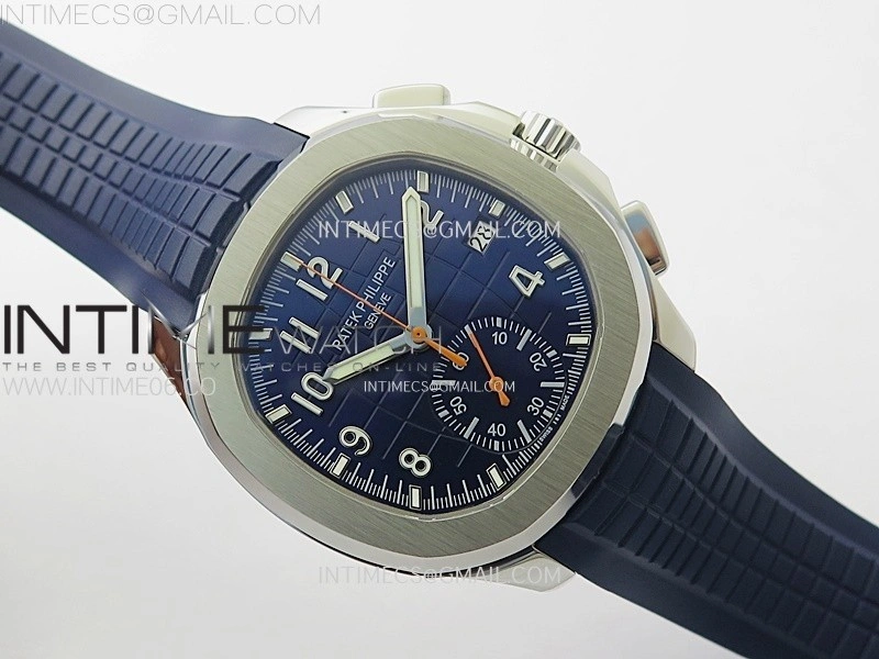 Aquanaut 5968 SS YLF Best Edition Blue Dial on Blue Rubber Strap A520