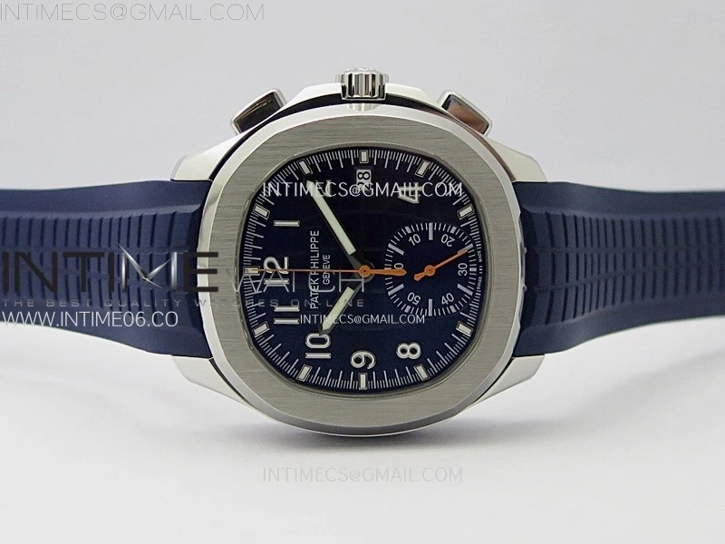 Aquanaut 5968 SS YLF Best Edition Blue Dial on Blue Rubber Strap A520