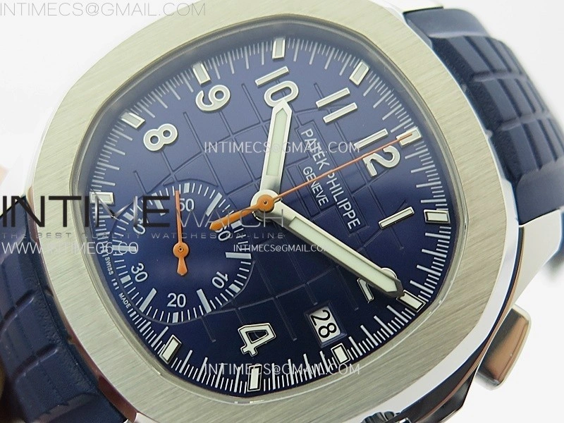 Aquanaut 5968 SS YLF Best Edition Blue Dial on Blue Rubber Strap A520