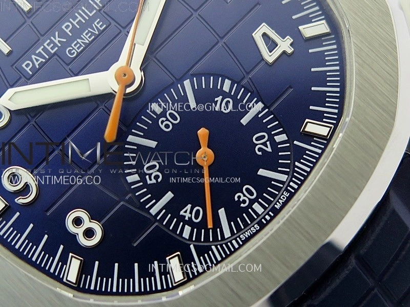 Aquanaut 5968 SS YLF Best Edition Blue Dial on Blue Rubber Strap A520