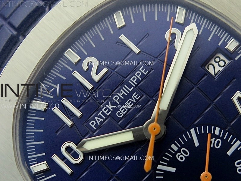 Aquanaut 5968 SS YLF Best Edition Blue Dial on Blue Rubber Strap A520