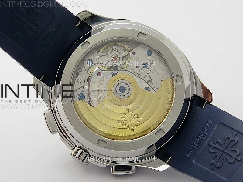 Aquanaut 5968 SS YLF Best Edition Blue Dial on Blue Rubber Strap A520