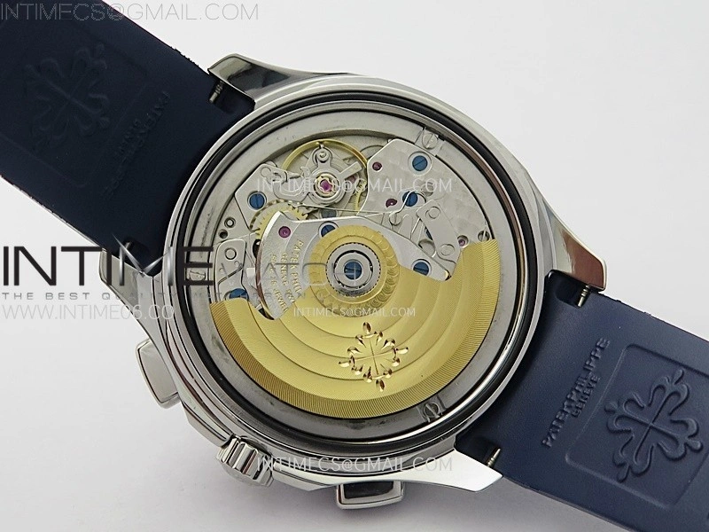 Aquanaut 5968 SS YLF Best Edition Blue Dial on Blue Rubber Strap A520