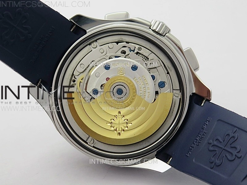 Aquanaut 5968 SS YLF Best Edition Blue Dial on Blue Rubber Strap A520