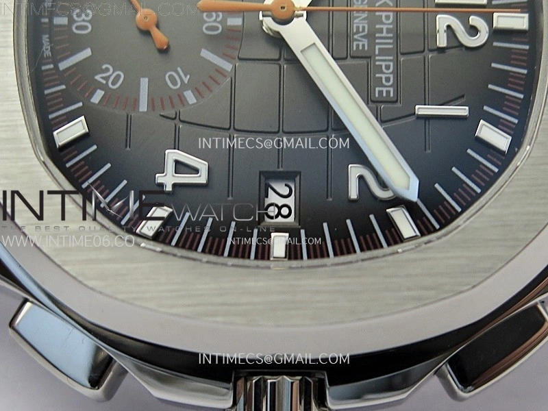 Aquanaut 5968 SS YLF Best Edition Gray Dial on Black Rubber Strap A520