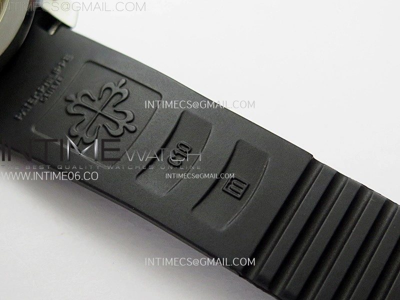 Aquanaut 5968 SS YLF Best Edition Gray Dial on Black Rubber Strap A520