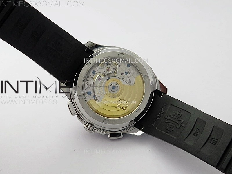 Aquanaut 5968 SS YLF Best Edition Gray Dial on Black Rubber Strap A520