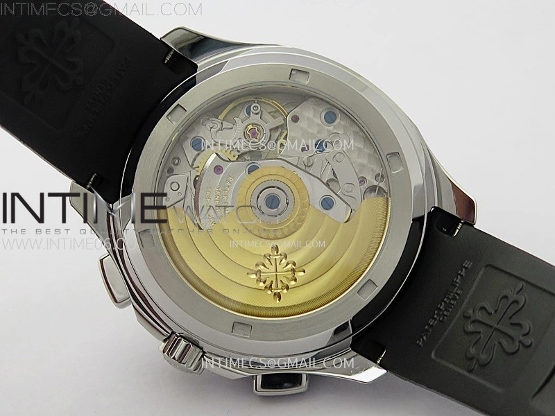 Aquanaut 5968 SS YLF Best Edition Gray Dial on Black Rubber Strap A520