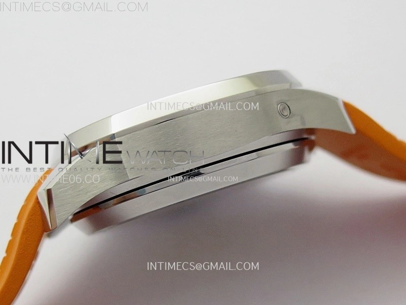 Aquanaut 5968 SS YLF Best Edition Gray Dial on Orange Rubber Strap A520