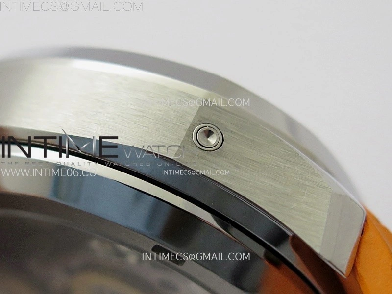 Aquanaut 5968 SS YLF Best Edition Gray Dial on Orange Rubber Strap A520