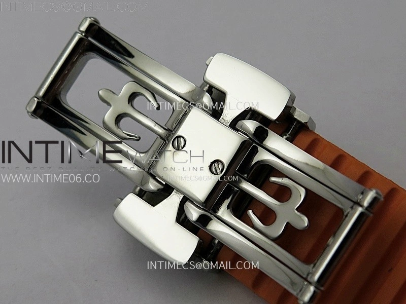 Aquanaut 5968 SS YLF Best Edition Gray Dial on Orange Rubber Strap A520