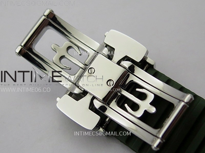 Aquanaut 5968 SS YLF Best Edition Green Dial on Green Rubber Strap A520