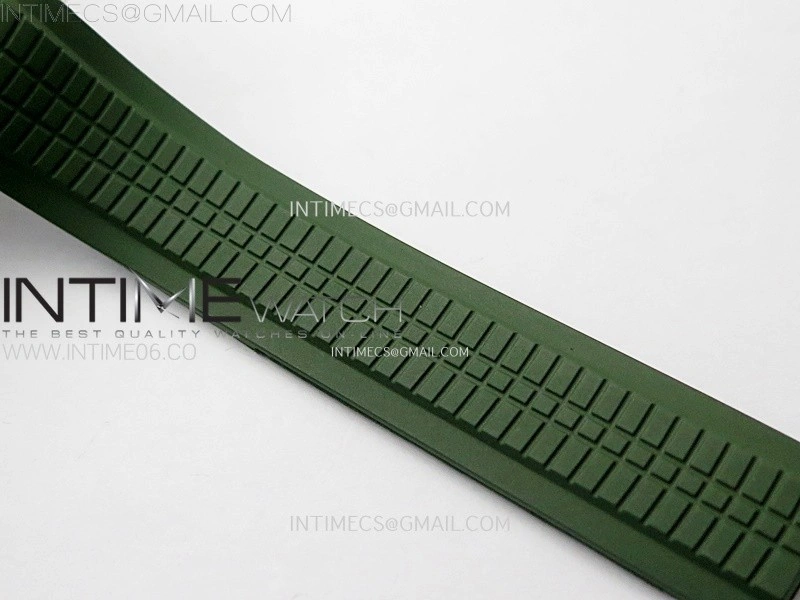 Aquanaut 5968 SS YLF Best Edition Green Dial on Green Rubber Strap A520