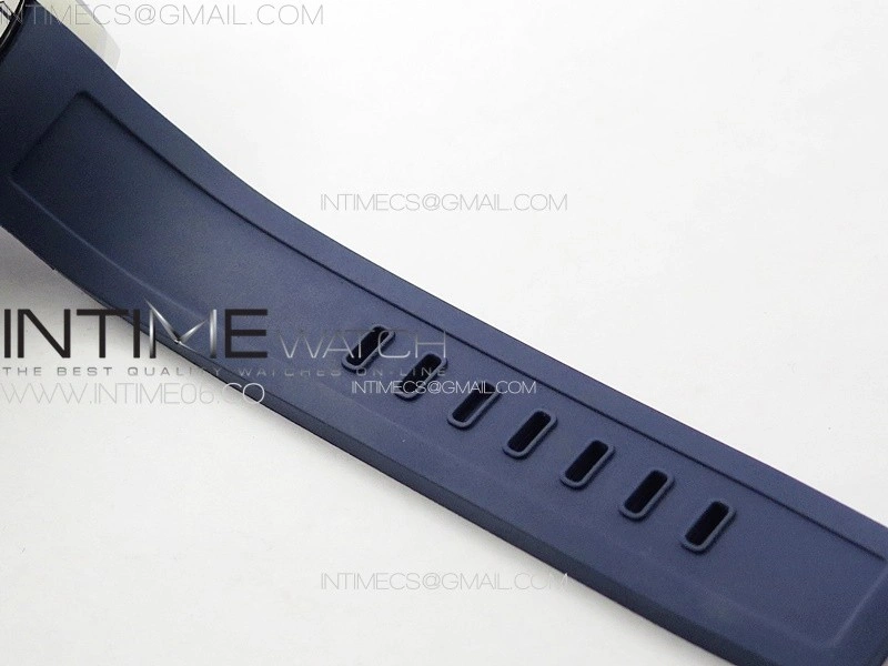 Aquatimer IW376711 SS V6SF 1:1 Best Edition Blue Dial on Blue Rubber Strap A7750