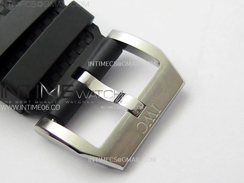 Aquatimer IW376805 SS APSF 1:1 Best Edition Blue Dial on Black Rubber Strap A7750