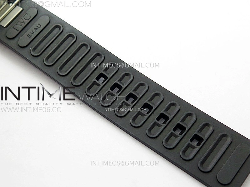 Aquatimer IW376805 SS APSF 1:1 Best Edition Blue Dial on Black Rubber Strap A7750