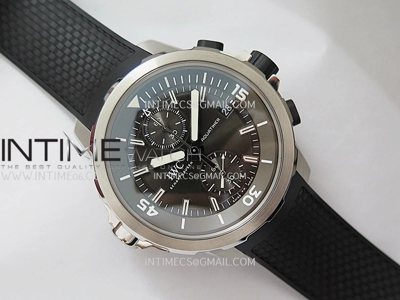 Aquatimer IW379506 SS APSF Best Edition Gray Dial on Black Rubber Strap A7750