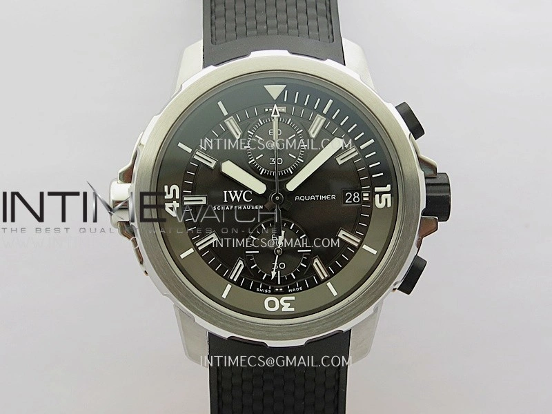 Aquatimer IW379506 SS APSF Best Edition Gray Dial on Black Rubber Strap A7750