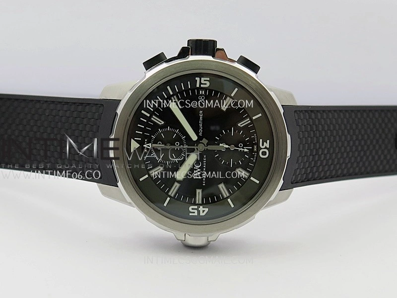 Aquatimer IW379506 SS APSF Best Edition Gray Dial on Black Rubber Strap A7750