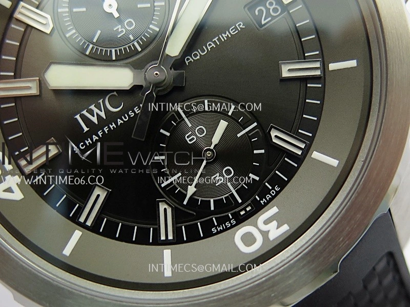 Aquatimer IW379506 SS APSF Best Edition Gray Dial on Black Rubber Strap A7750