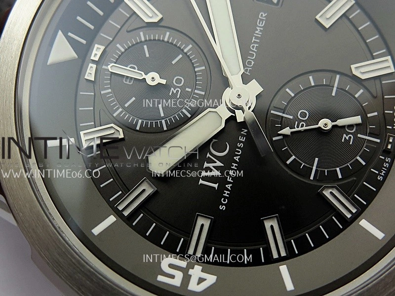 Aquatimer IW379506 SS APSF Best Edition Gray Dial on Black Rubber Strap A7750