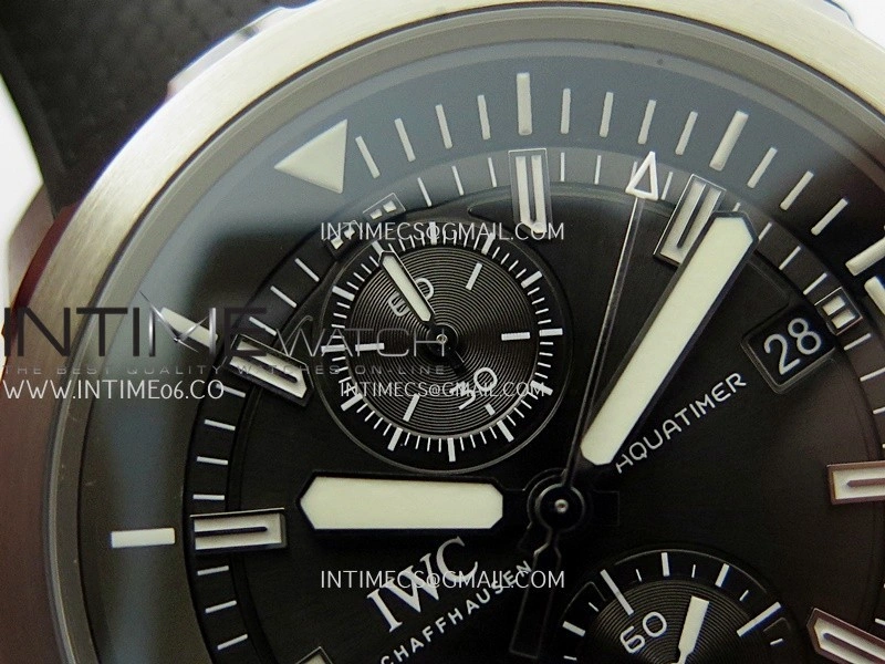 Aquatimer IW379506 SS APSF Best Edition Gray Dial on Black Rubber Strap A7750