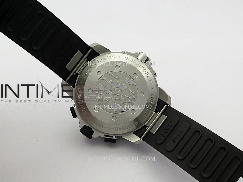 Aquatimer IW379506 SS APSF Best Edition Gray Dial on Black Rubber Strap A7750