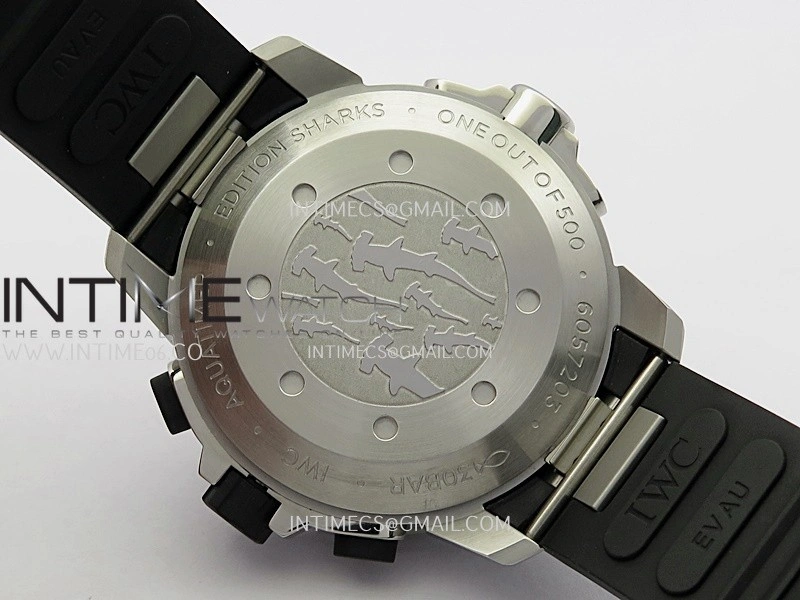 Aquatimer IW379506 SS APSF Best Edition Gray Dial on Black Rubber Strap A7750