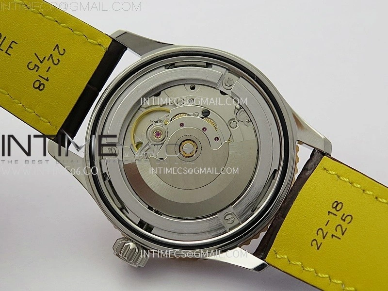 Navitimer 1 Automatic 41mm SS RG BLSF 1:1 Best Edition White Dial on Brown Leather Strap A2824