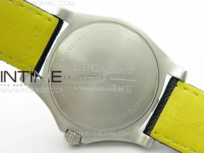 Avenger Automatic 43mm SS B50 Best Edition Black Dial on Black Nylon Strap A2824